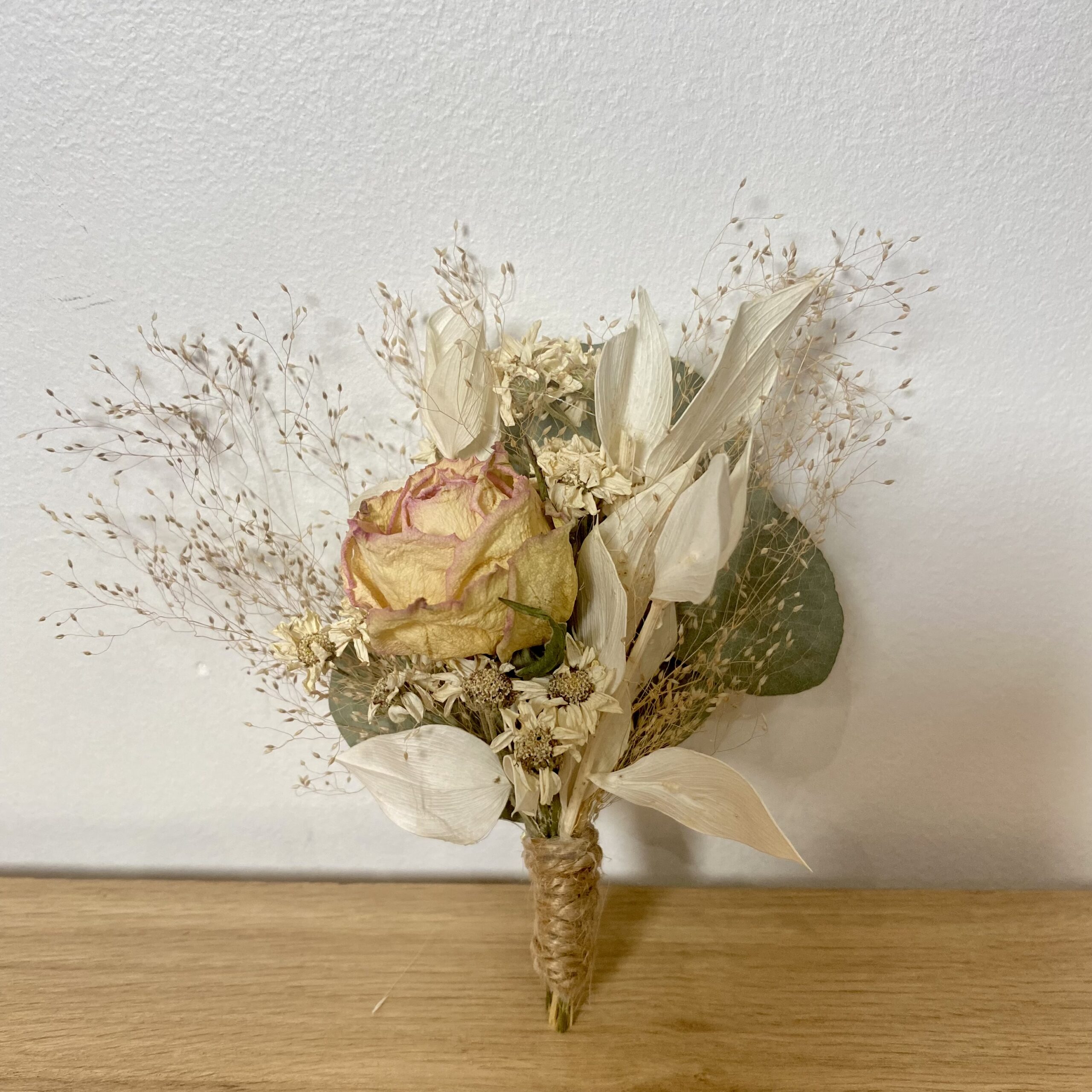 Boutonnière fleurs séchées - boutonnière pour vos cérémonies